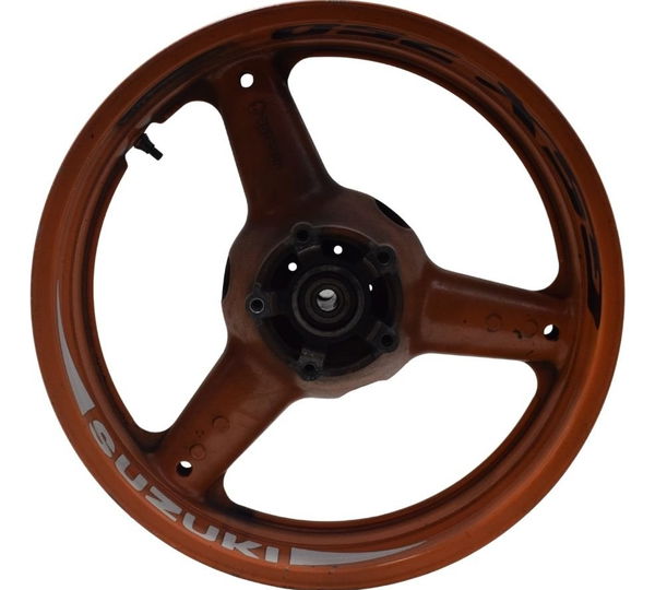 Roda Traseira Suzuki Gsx 750f Monica 99-08 Original Laranja-escuro