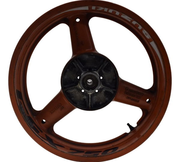 Roda Traseira Suzuki Gsx 750f Monica 99-08 Original Laranja-escuro