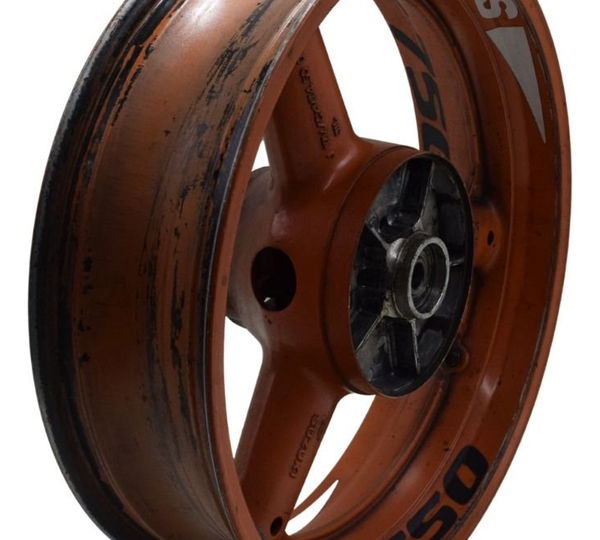 Roda Traseira Suzuki Gsx 750f Monica 99-08 Original Laranja-escuro