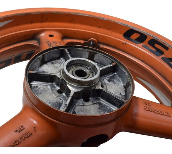 Roda Traseira Suzuki Gsx 750f Monica 99-08 Original Laranja-escuro