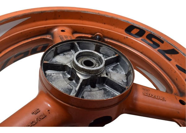 Roda Traseira Suzuki Gsx 750f Monica 99-08 Original - Laranja-escuro