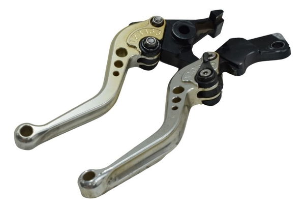 Par Manete Esportivo Suzuki Gsx 750f Monica 99-08 - Prateado