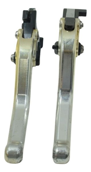 Par Manete Esportivo Suzuki Gsx 750f Monica 99-08 - Prateado