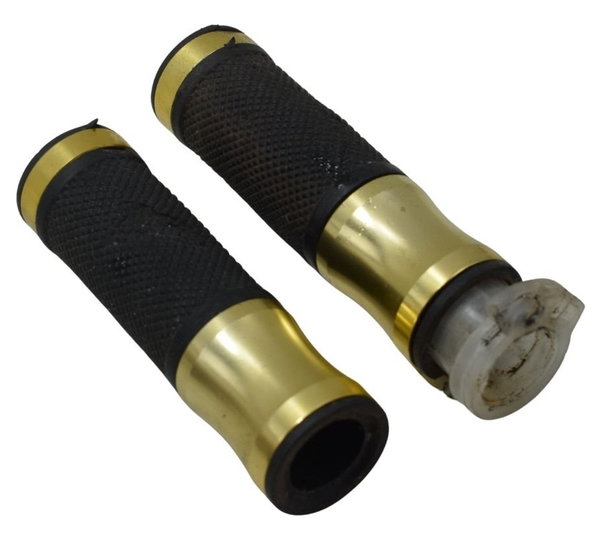 Par Manopla Esportiva Suzuki Gsx 750f Monica 99-08 Dourado