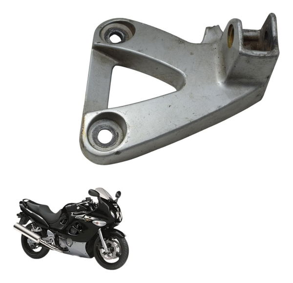 Suporte Pedal Tras Esq C/avaria Suzuki Gsx 750f Monica99-08 - Cinza