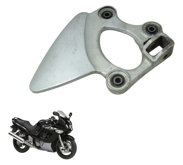 Suporte Pedaleira Diant Dir Suzuki Gsx 750f Monica 99-08 Ori Cinza