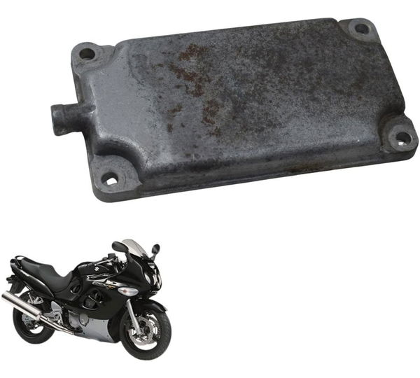 Tampa Respiro Motor Suzuki Gsx 750f Monica 99-08 Original Cinza-escuro