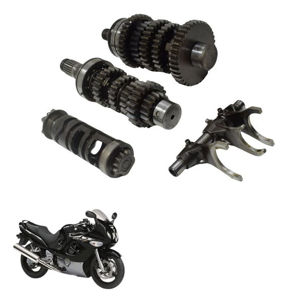 Caixa Marcha Câmbio Suzuki Gsx 750f Monica 99-08 Original