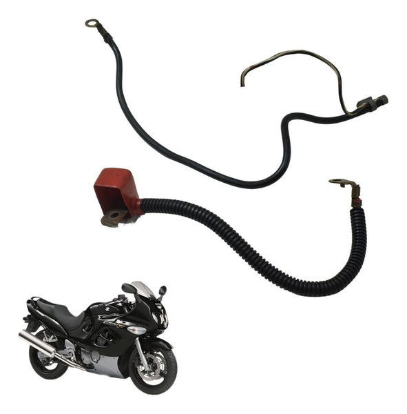 Cabo +/- Bateria C/detalhe Suzuki Gsx 750f Monica 99-08 Orig