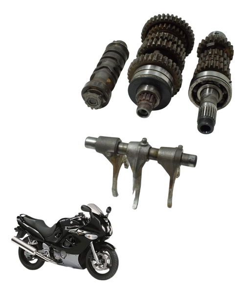 Caixa Marcha Câmbio Com Avaria Suzuki Gsx 750f Monica 99-08
