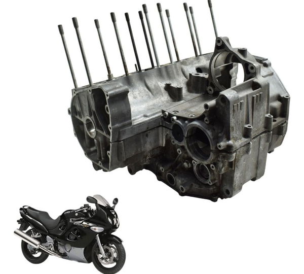 Carcaça Bloco Motor Nfe Baixa Suzuki Gsx 750f Monica 99-08