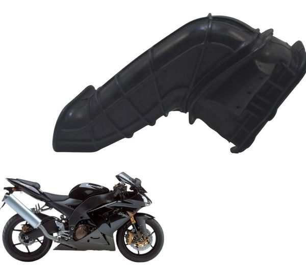 Borracha Duto Ar Esquerdo Kawasaki Zx 10r 05-06 Original