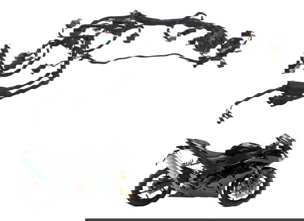 Chicote Principal C/ Avaria Kawasaki Zx 10r 05-06 Original