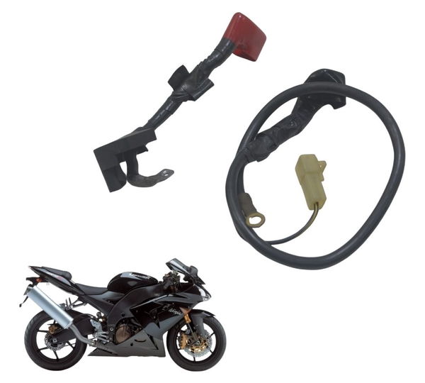 Cabo +/- Bateria Kawasaki Zx 10r 05-06 Original