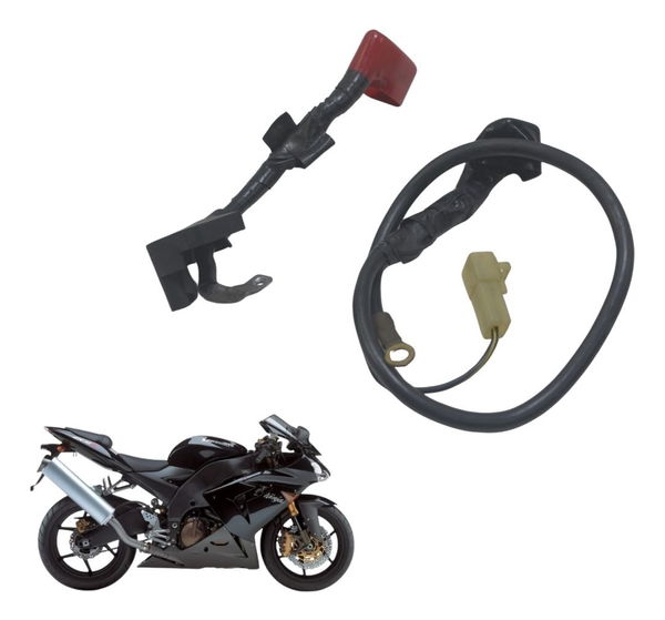 Cabo +/- Bateria Kawasaki Zx 10r 05-06 Original