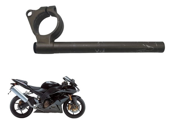 Semi Guidão Esquerdo Kawasaki Zx 10r 05-06 Original Cinza-escuro