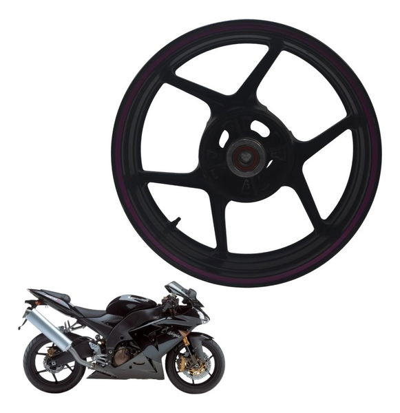 Roda Traseira Kawasaki Zx 10r 05-06 Original - Preto
