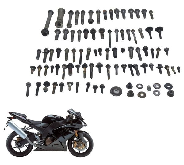 Kit Parafusos Diversos Kawasaki Zx 10r 05-06 Original