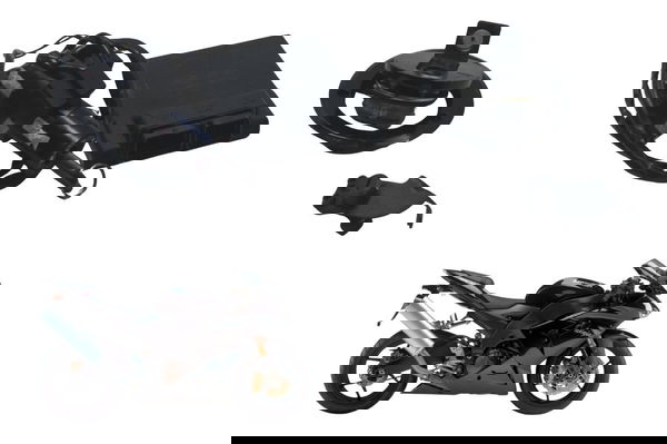 Kit Chave Ignição Módulo Code Kawasaki Zx 10r 05-06 Original