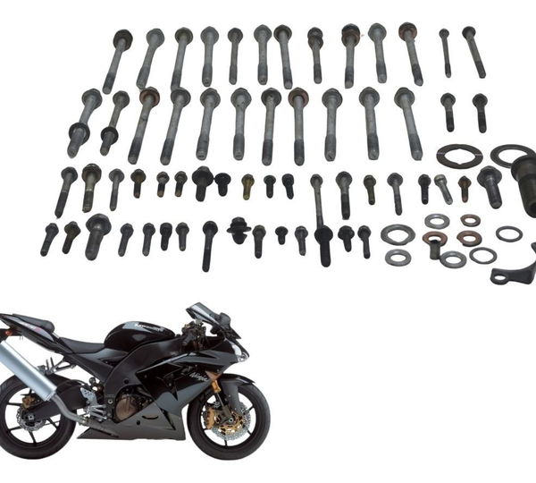 Kit Parafuso Motor Kawasaki Zx 10r 05-06 Original