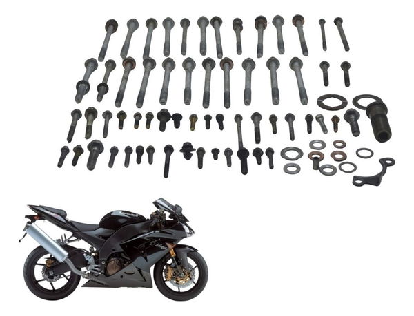 Kit Parafuso Motor Kawasaki Zx 10r 05-06 Original