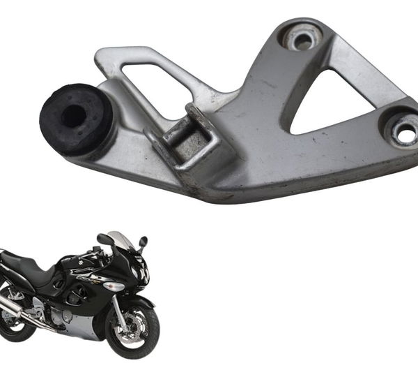 Suporte Pedaleira Tras Dir Suzuki Gsx 750f Monica 99-08 Orig Cinza