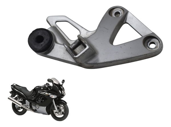 Suporte Pedaleira Tras Dir Suzuki Gsx 750f Monica 99-08 Orig Cinza