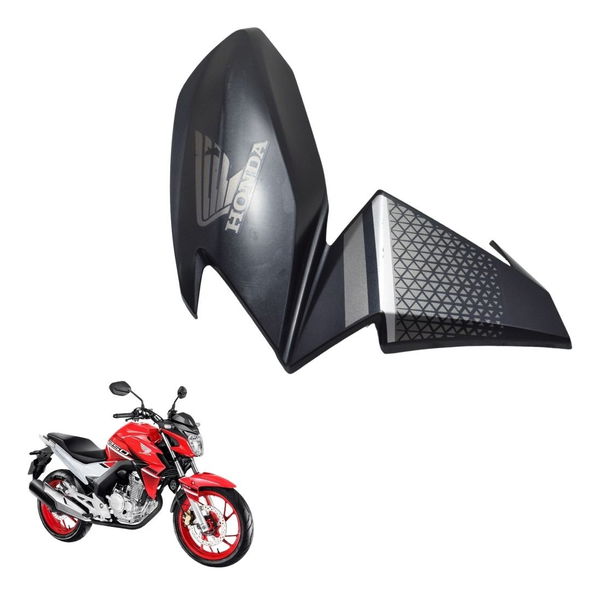 Carenagem Aba Tanque Esq Honda Cb 250f Twister 16-22 Origina Preto