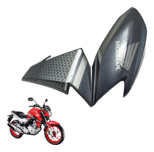 Carenagem Aba Tanque Dir C/det Honda Cb 250f Twister 16-22 O Preto