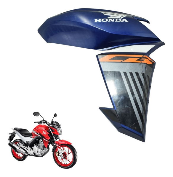 Carenagem Aba Tanque Direita Honda Cb 250f Twister 16-22 Ori Azul