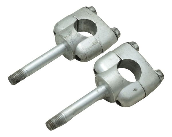 Par Riser Guidão Yamaha Xtz 250 Tenere 11-15 Original Prateado