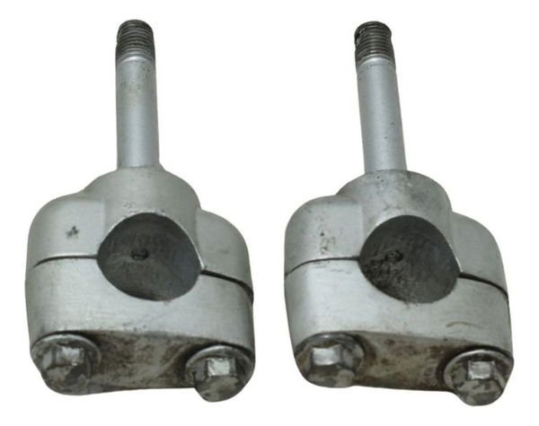 Par Riser Guidão Yamaha Xtz 250 Tenere 11-15 Original Prateado