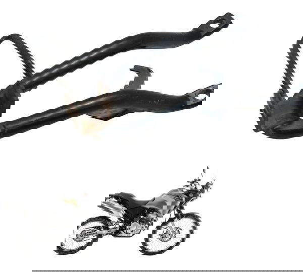 Suporte Pedaleira Tras Dir Yamaha Xtz 250 Tenere 11-15 Origi Preto
