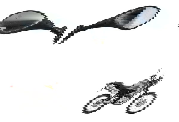 Par Espelho Retrovisor Paralelo Yamaha Xtz 250 Tenere 11-15