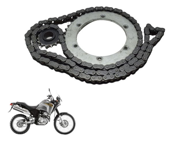Kit Relação Riffel 46 Dentes Yamaha Xtz 250 Tenere 11-15 - Prateado
