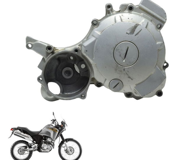 Tampa Motor Esq Estator Yamaha Xtz 250 Tenere 11-15 Original Prateado