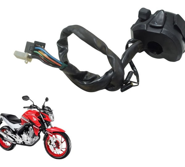 Chave Punho Luz Honda Cb 250f Twister 16-22 Original