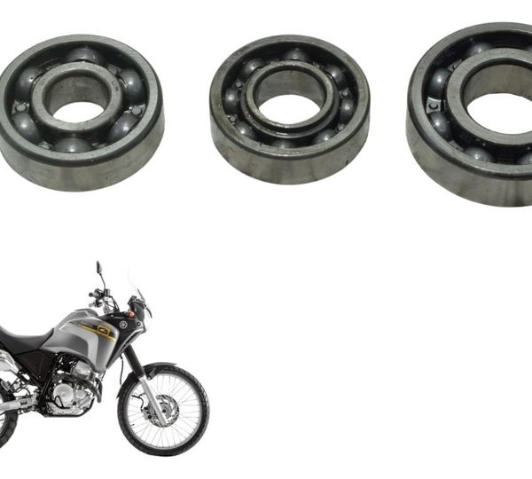 Jogo Rolamento Motor Yamaha Xtz 250 Tenere 11-15 Original