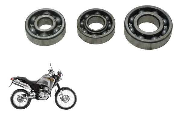 Jogo Rolamento Motor Yamaha Xtz 250 Tenere 11-15 Original