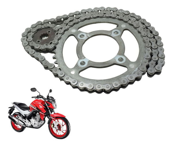 Kit Relação Honda Cb 250f Twister 16-22 Original