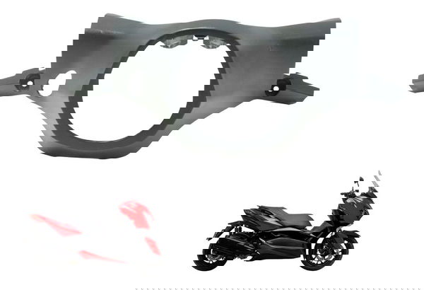 Capa Inferior Guidão Yamaha X Max 250 20-24 Original Preto