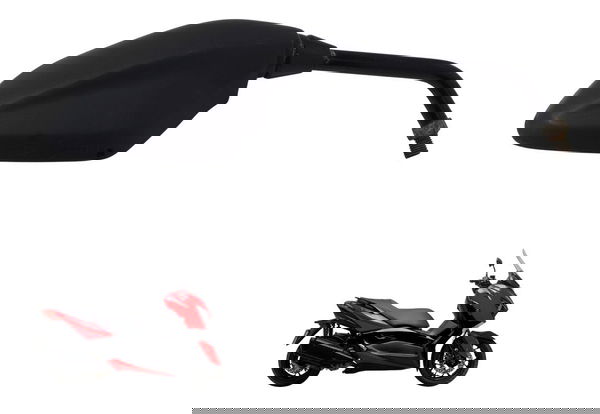 Espelho Retrovisor Direito C/detalhes Yamaha X Max 250 20-24