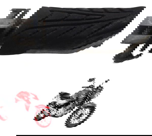 Pedaleira Dianteira Direita Honda Cb 250f Twister 16-22 Orig