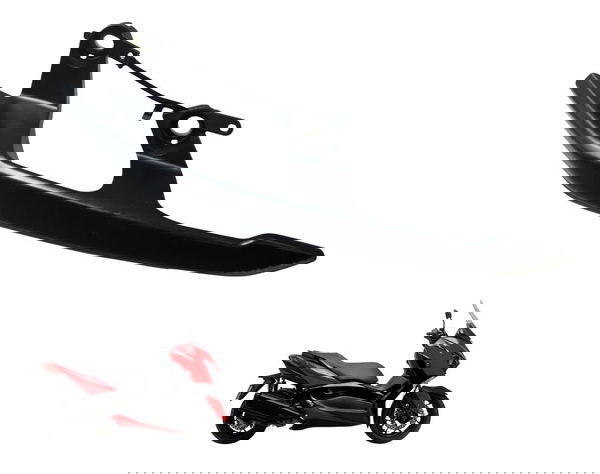 Alça Traseira Esq C/detalhes Yamaha X Max 250 20-24 Original Preto