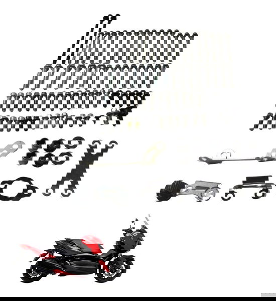 Kit Parafuso Motor Yamaha X Max 250 20-24 Original