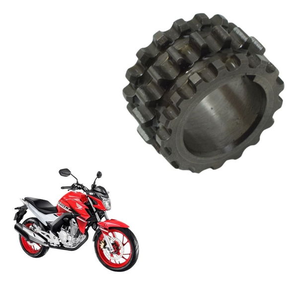 Engrenagem Inferior Comando Honda Cb 250f Twister 16-22 Orig