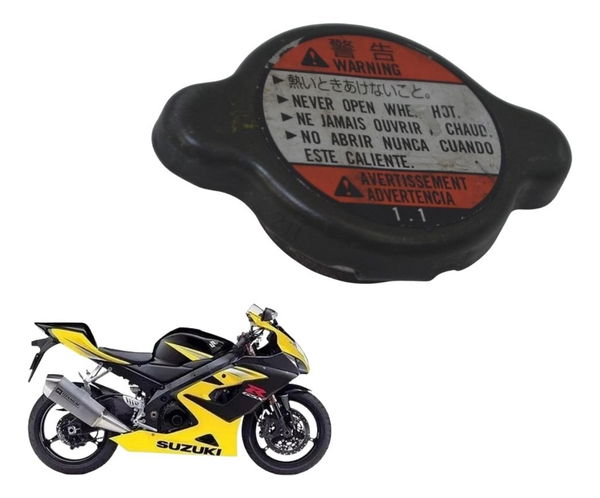 Tampa Radiador Suzuki Gsx-r Srad 1000 06-07 Original Preto