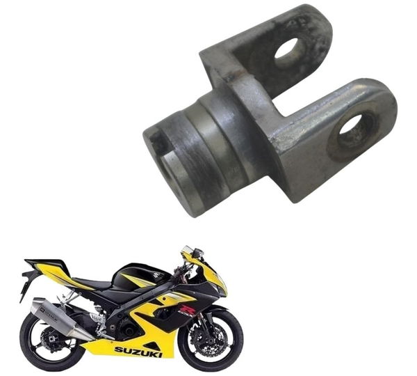 Suporte Pedaleira Dianteira Esq Suzuki Gsx-r Srad 1000 06-07 Cinza-escuro