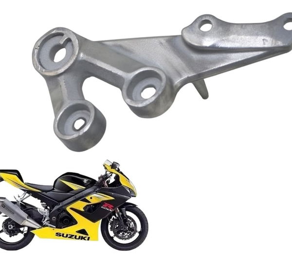 Suporte Pedaleira Dianteira Dir Suzuki Gsx-r Srad 1000 06-07 Cinza