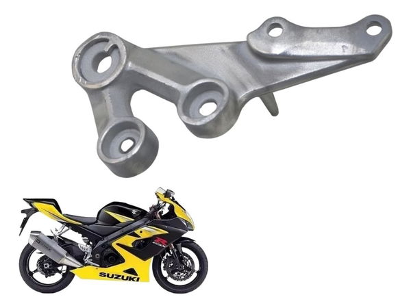 Suporte Pedaleira Dianteira Dir Suzuki Gsx-r Srad 1000 06-07 - Cinza